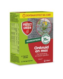 Flitser concentraat Protect Garden 255ml - tegen onkruid en mos op terras